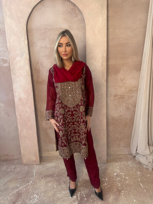 ARIA red and gold style