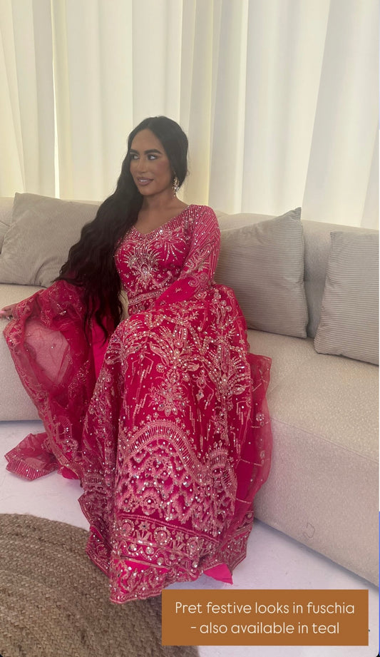 LIANA pink gown style