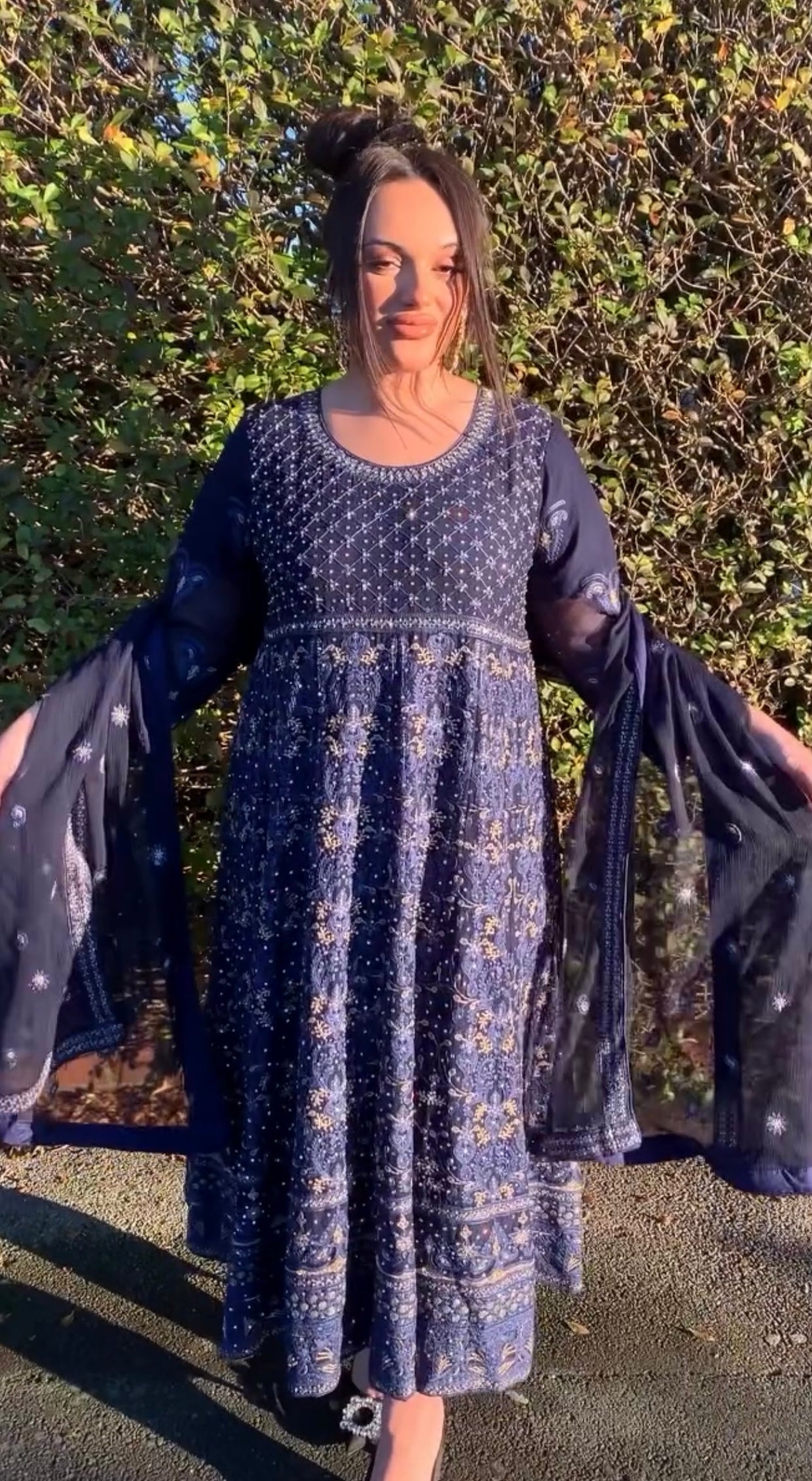 AYLA navy blue outfit